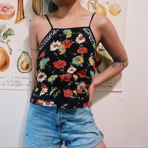 Floral tank top